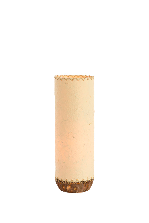 Lille beige papir bordlampe Light & Living Tio – billede 3