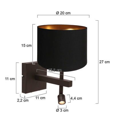 cacao-wandlamp-met-beige-kurklook-en-leeslicht-voor-een-warme-sfeer-van-steinhauer-stang-variant-image7
