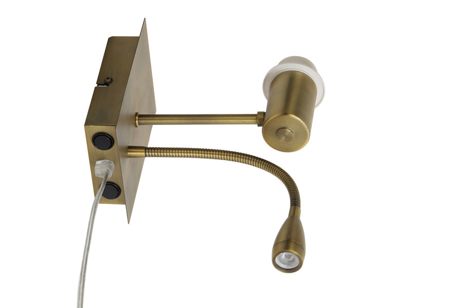 Lampada da parete a LED in metallo bronzeo Light & Living Regina – immagine 4