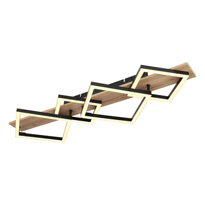 geometrische-plafondlamp-3-lichts-zwart-bruin-globo-beatrix-main-image