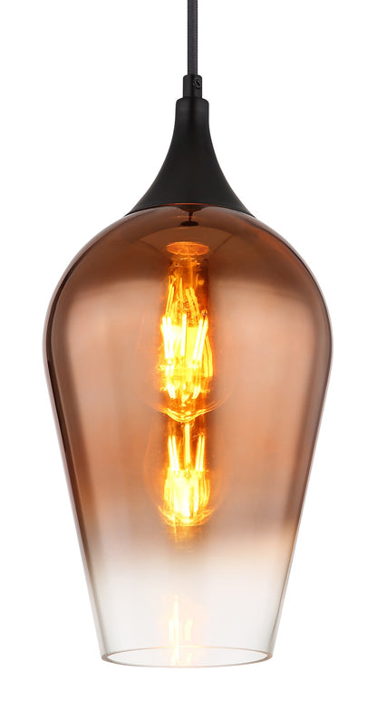 Luminária pendente preta refinada – imagem 2