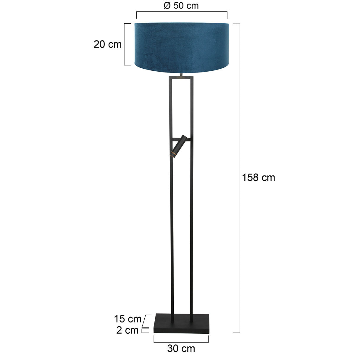 zwarte-vloerlamp-met-blauwe-velours-lampenkap-en-leeslicht-steinhauer-stang-variant-image7