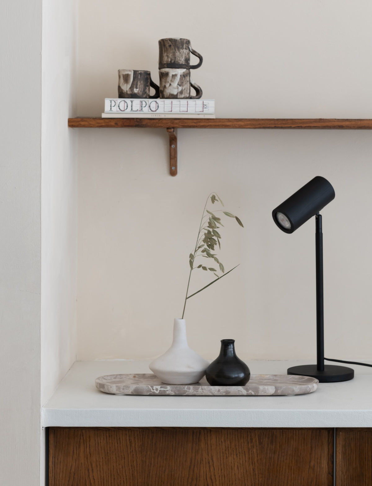 Zwarte bamboe tafellamp met verstelbare kop GOOD&MOJO Java – afbeelding 2