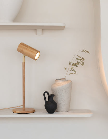 Lampada da tavolo in bambù naturale grande GOOD&MOJO Java – immagine 3