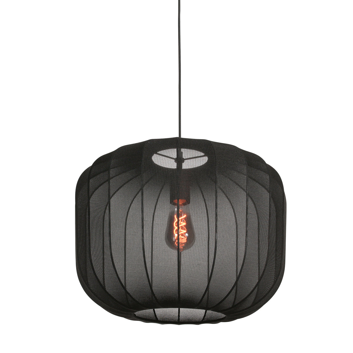 japandi-hanglamp-zwart-verfijnd-textiel-anne-lighting-sable-main-image