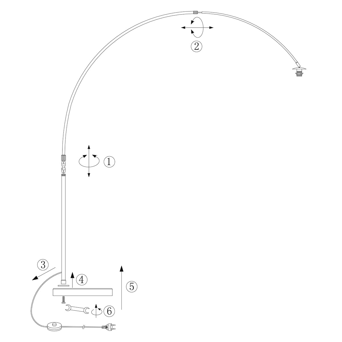 design-booglamp-creme-met-witte-kap-steinhauer-sparkled-light-variant-image9