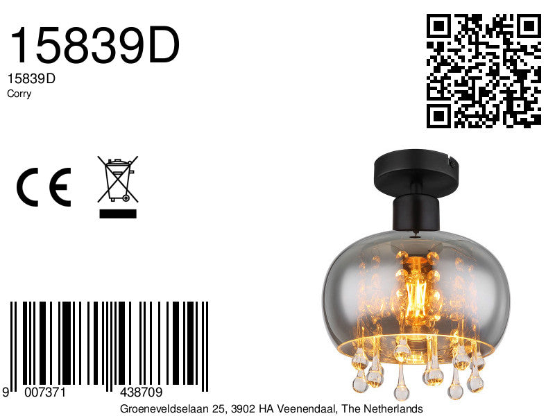 ronde-klassieke-plafondlamp-zwart-globo-corry-variant-image8a