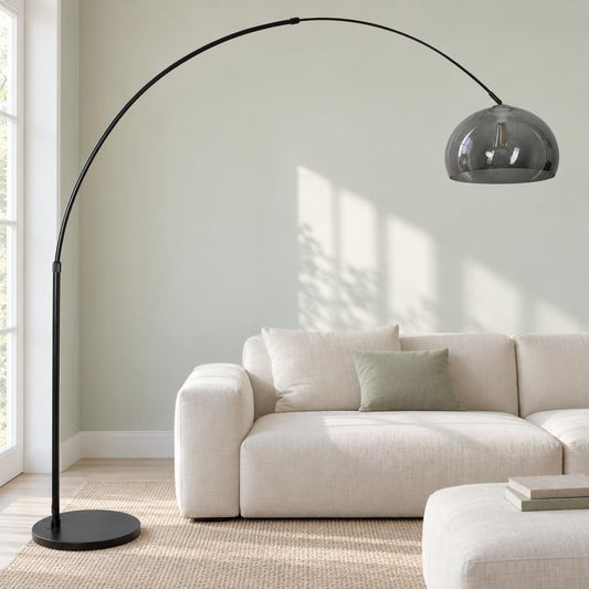 Zwarte booglamp Steinhauer Sparkled Light – sfeerbeeld