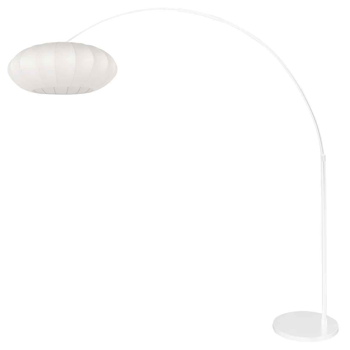 witte-scandinavische-booglamp-linnen-kap-steinhauer-sparkled-light-variant-image1