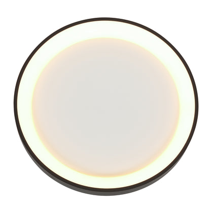 Черна кръгла LED плафониера Steinhauer Ringlede – изображение 11