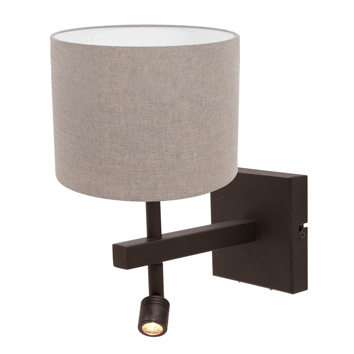 luchtige-cacao-wandlamp-met-wit-grof-linnen-en-leesfunctie-steinhauer-stang-variant-image1