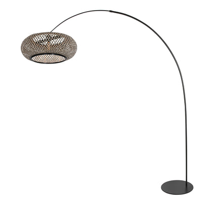 zwarte-booglamp-met-naturel-kap-anne-lighting-curve-variant-image1