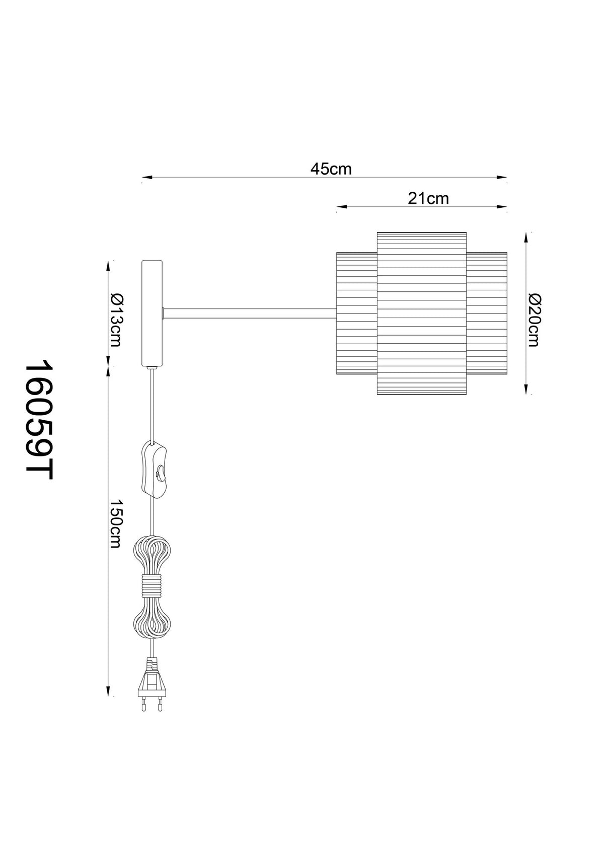 Lampada da tavolo moderna in tessuto color sabbia – immagine 6