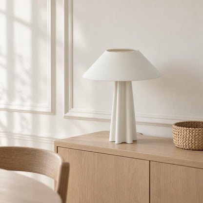 Stolní lampa Cukai béžová Light & Living – fotografie v interiéru