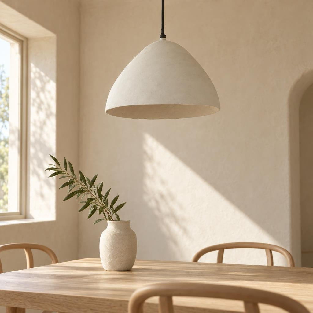 Moderne ronde hanglamp wit Light & Living Elimo – sfeerbeeld