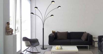 5-lichts-vloerlamp-zwart-koepelkappen-globo-seymour-variant-image3