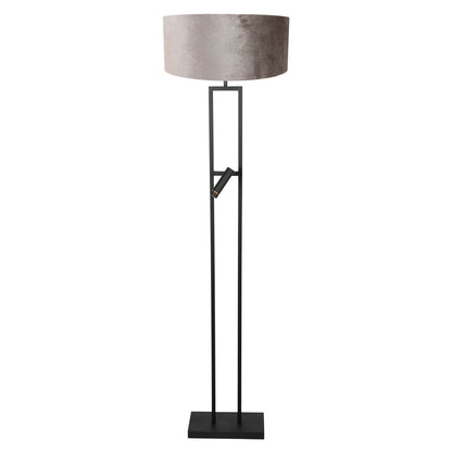 vloerlamp-met-grijze-velours-kap-en-leeslamp-steinhauer-stang-main-image