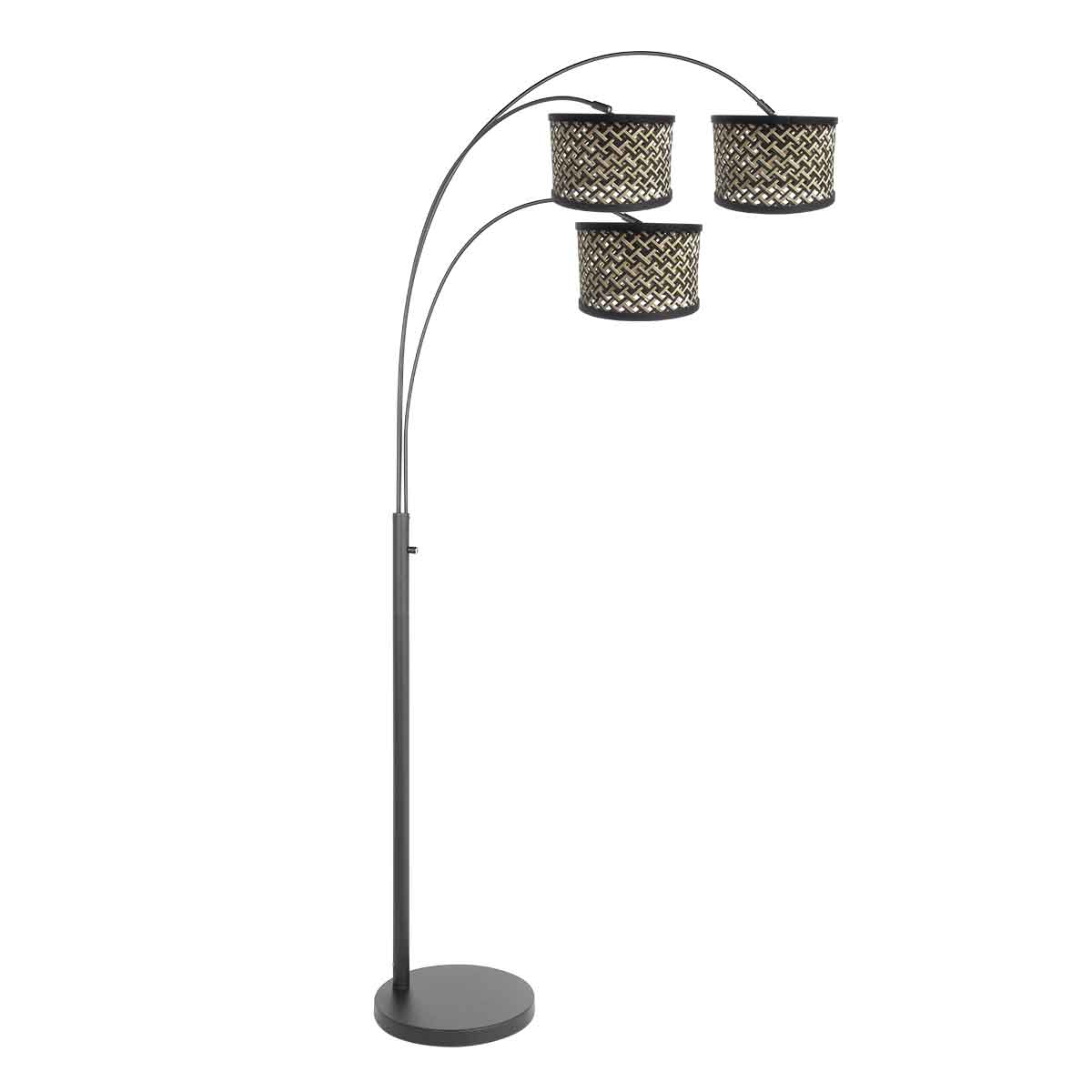 Steinhauer Sparkled Light båglampa svart, 3 ljuspunkter