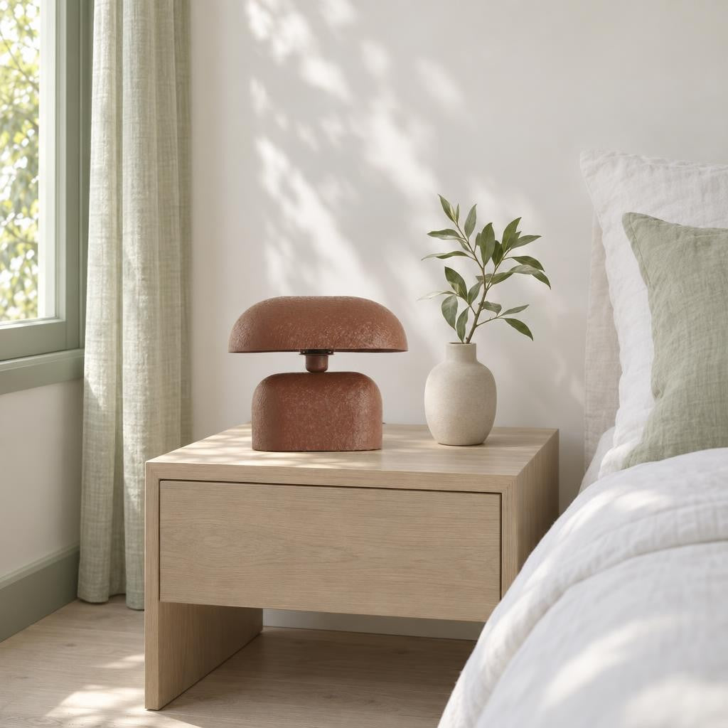 Candeeiro de Mesa Todd em Laranja Escuro | Light & Living – fotografia de ambiente