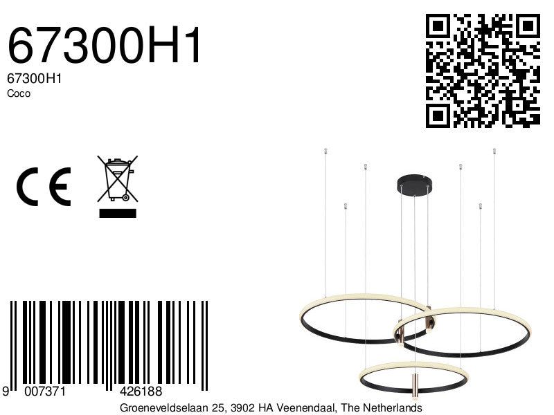 3-ring-hanglamp-zwart-goudkoorden-globo-coco-variant-image8a