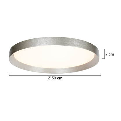 Steinhauer Flady Round Steel Ceiling Light – dimension drawing