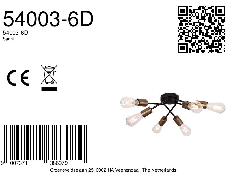 flexibele-6-lichts-plafondlamp-zwart-messing-globo-sarini-variant-image8a