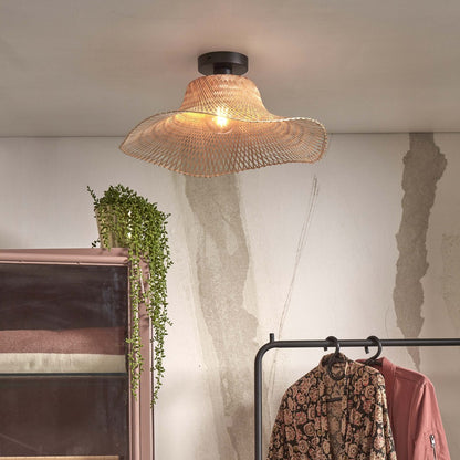 Lampa sufitowa bambus boho GOOD&MOJO Ibiza – zdjęcie aranżacyjne