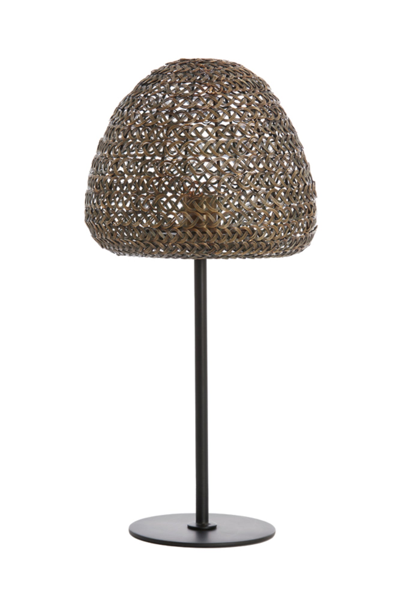 rustieke-zwarte-tafellamp-gouden-vlechtwerk-light-living-finou-variant-image1