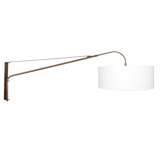 bronzen-wandlamp-met-wit-linnen-kap-steinhauer-elegant-classy-main-image