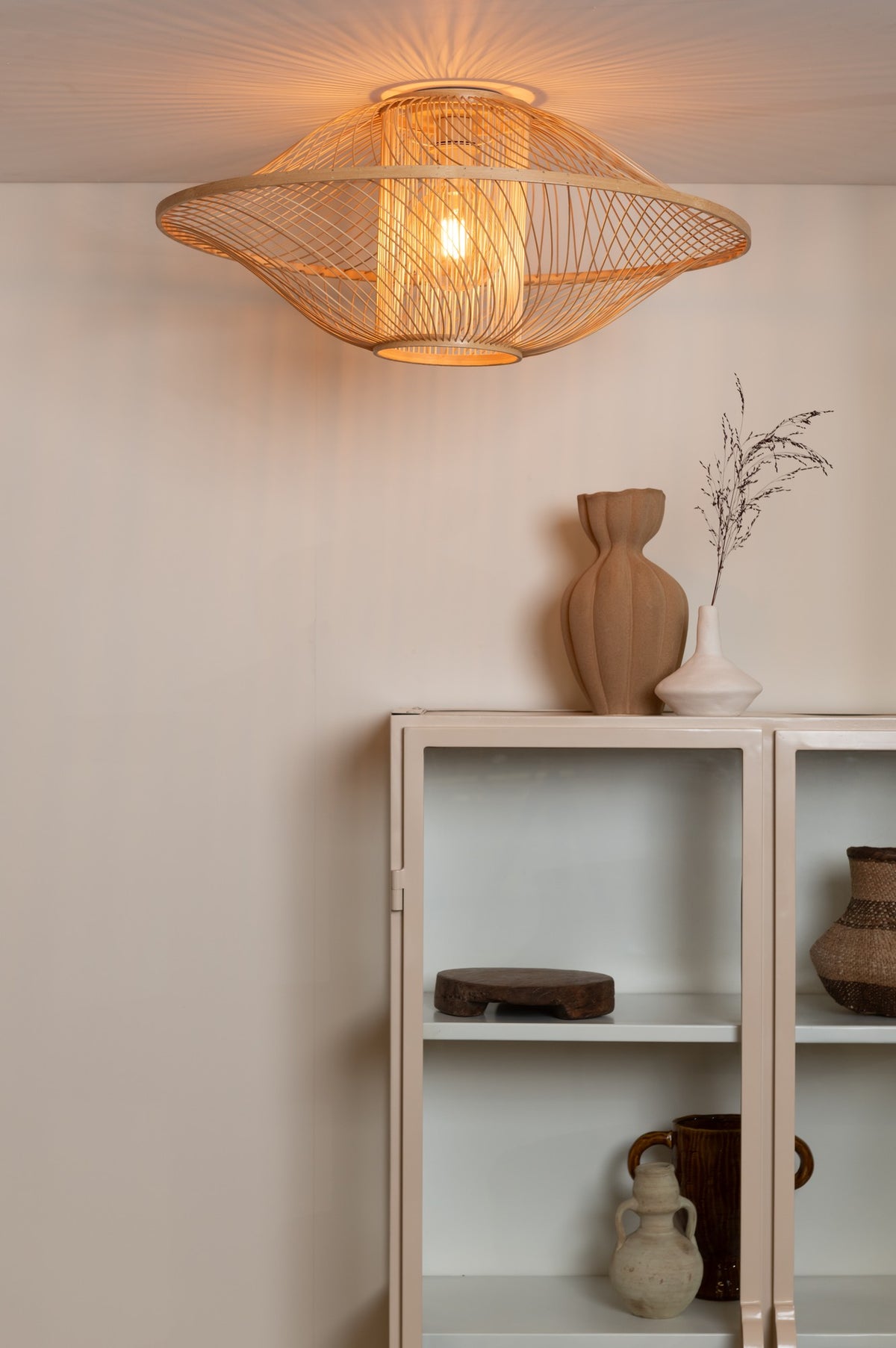 Lampada da soffitto in bambù naturale grande GOOD&MOJO Maui – immagine 1