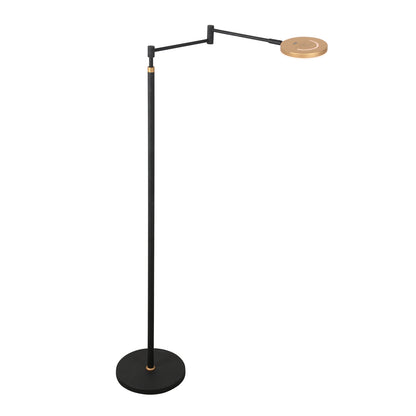oplaadbare-zwarte-vloerlamp-gouden-kapje-steinhauer-soleil-main-image