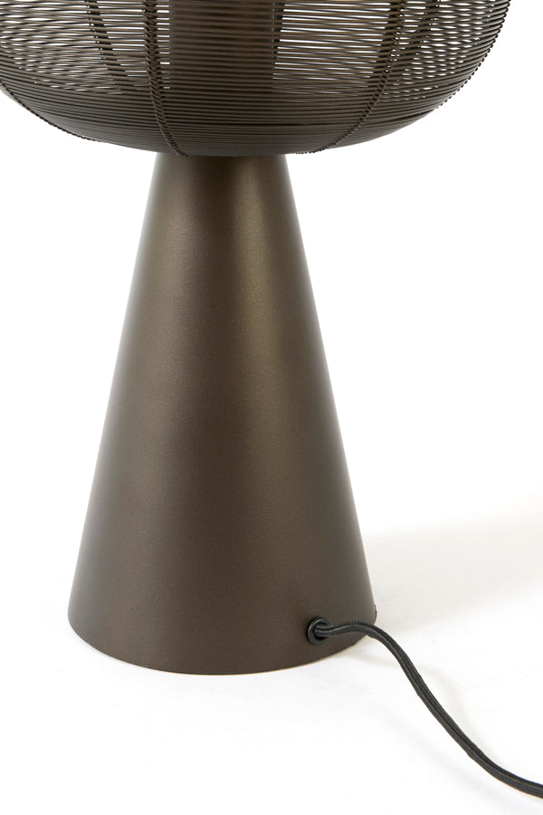 Luminária de mesa metálica dourada Light & Living Maret – imagem 4