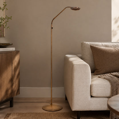 Bronzová stojací lampa s nastavitelnou hlavou Zenith2 – obrázek 2