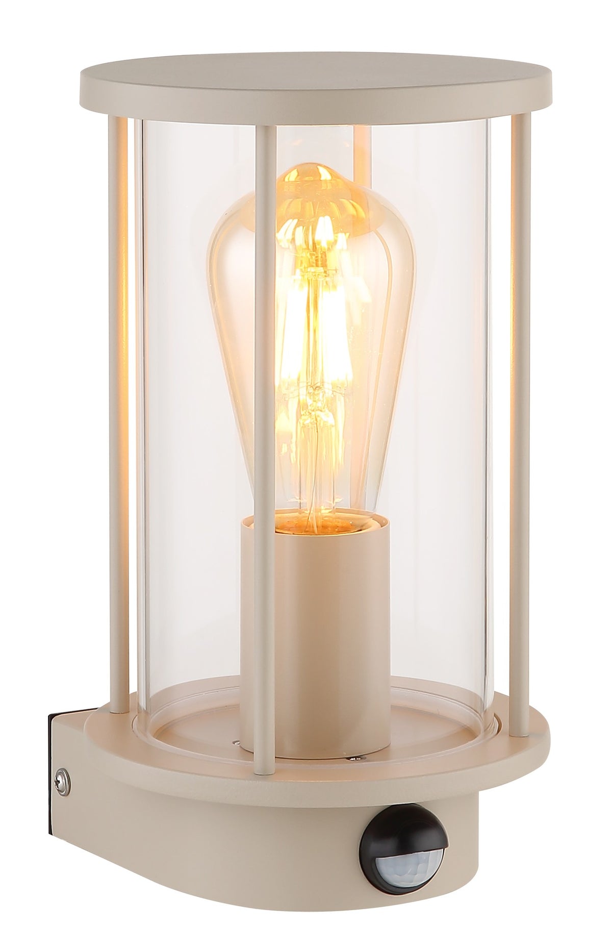Lampada da esterno in vetro color sabbia senza tempo – immagine 5