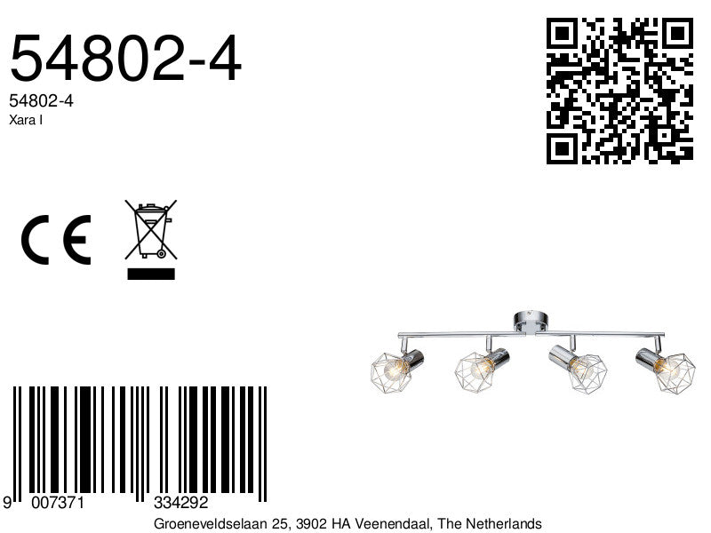 chromen-spot-rasterkap-4-licht-globo-xara-i-variant-image8a