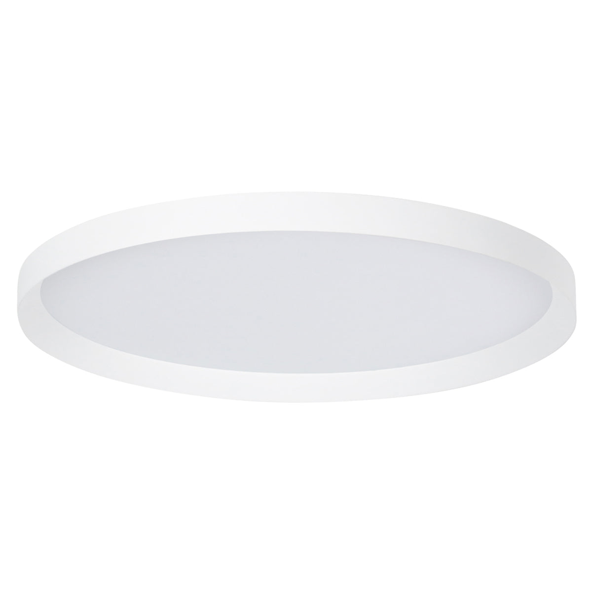 Biała okrągła plafoniera LED Steinhauer Flady Ø 50 cm – zdjęcie 1