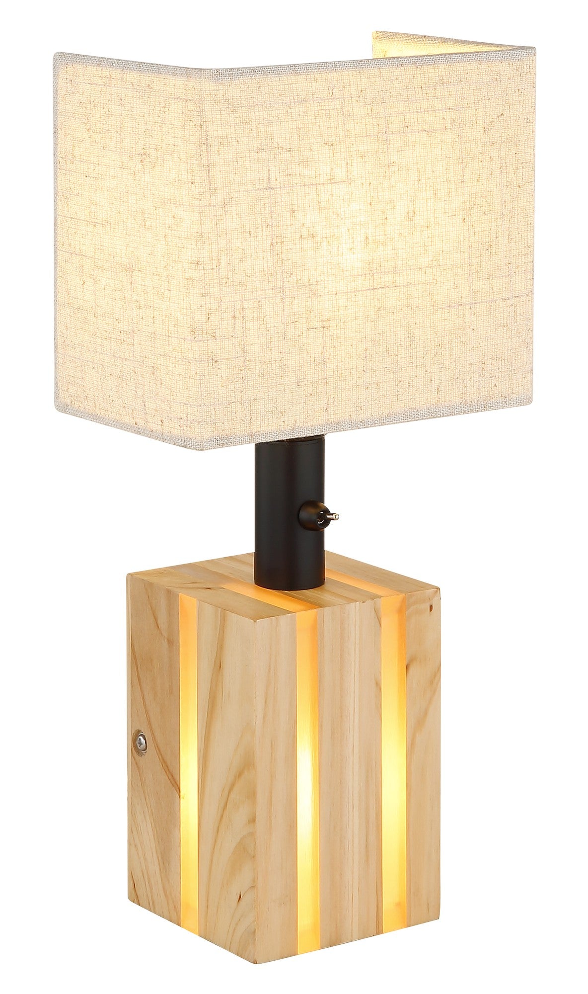 Lampada da parete in lino color naturale elegante – immagine 6