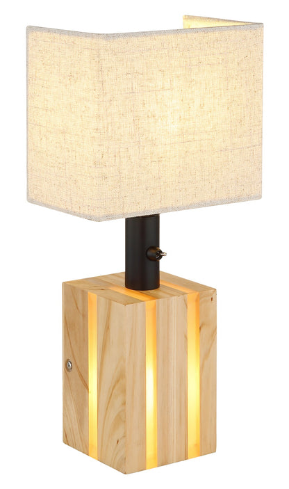 Lampada da parete in lino color naturale elegante – immagine 6