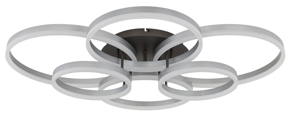 Lampă de plafon extra mare din aluminiu cu LED – imaginea 1