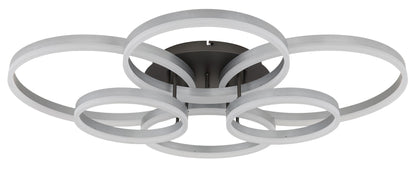 Lampă de plafon extra mare din aluminiu cu LED – imaginea 1