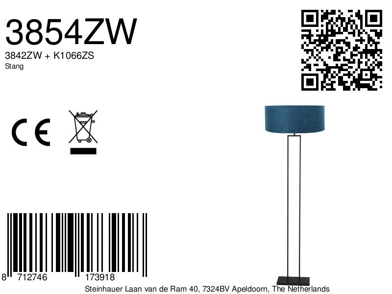 moderne-zwarte-vloerlamp-met-groene-lampenkap-steinhauer-stang-variant-image8a