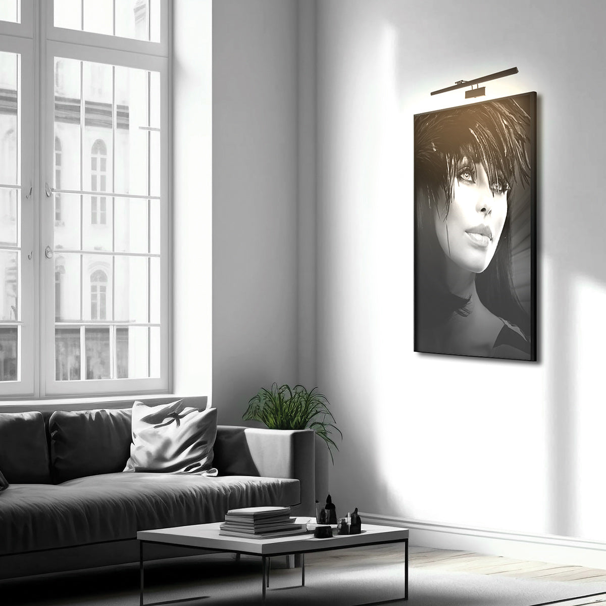 Steinhauer Litho LED schilderijlamp zwart – afbeelding 2