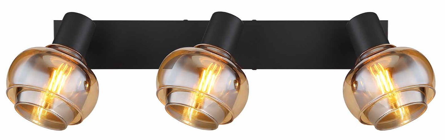 3-lichts-spot-zwart-amber-rookglas-globo-tokki-variant-image2