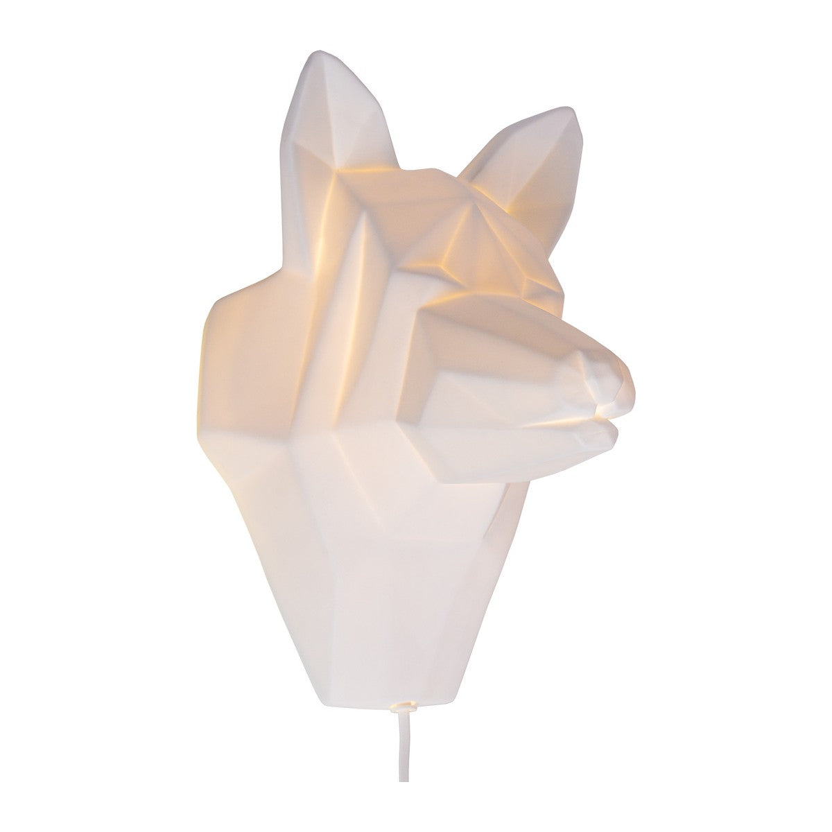 Modern vit porslinsvägglampa
