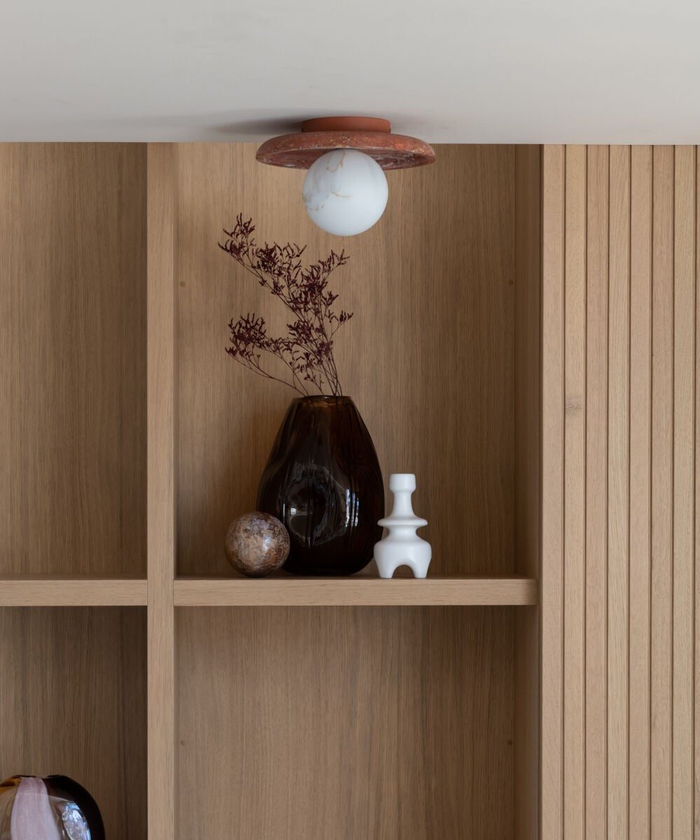Grande lâmpada de teto de terracota travertino It's About RoMi Tivoli – imagem 6