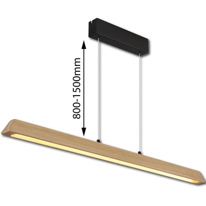 Luminária suspensa LED preta metálica com caráter – imagem 10