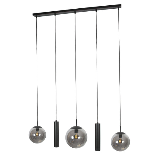 langwerpige-hanglamp-met-rookglas-bollen-en-lichtkokers-steinhauer-bollique-main-image