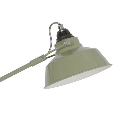 Grøn industriel bordlampe Mexlite Nove – billede 4