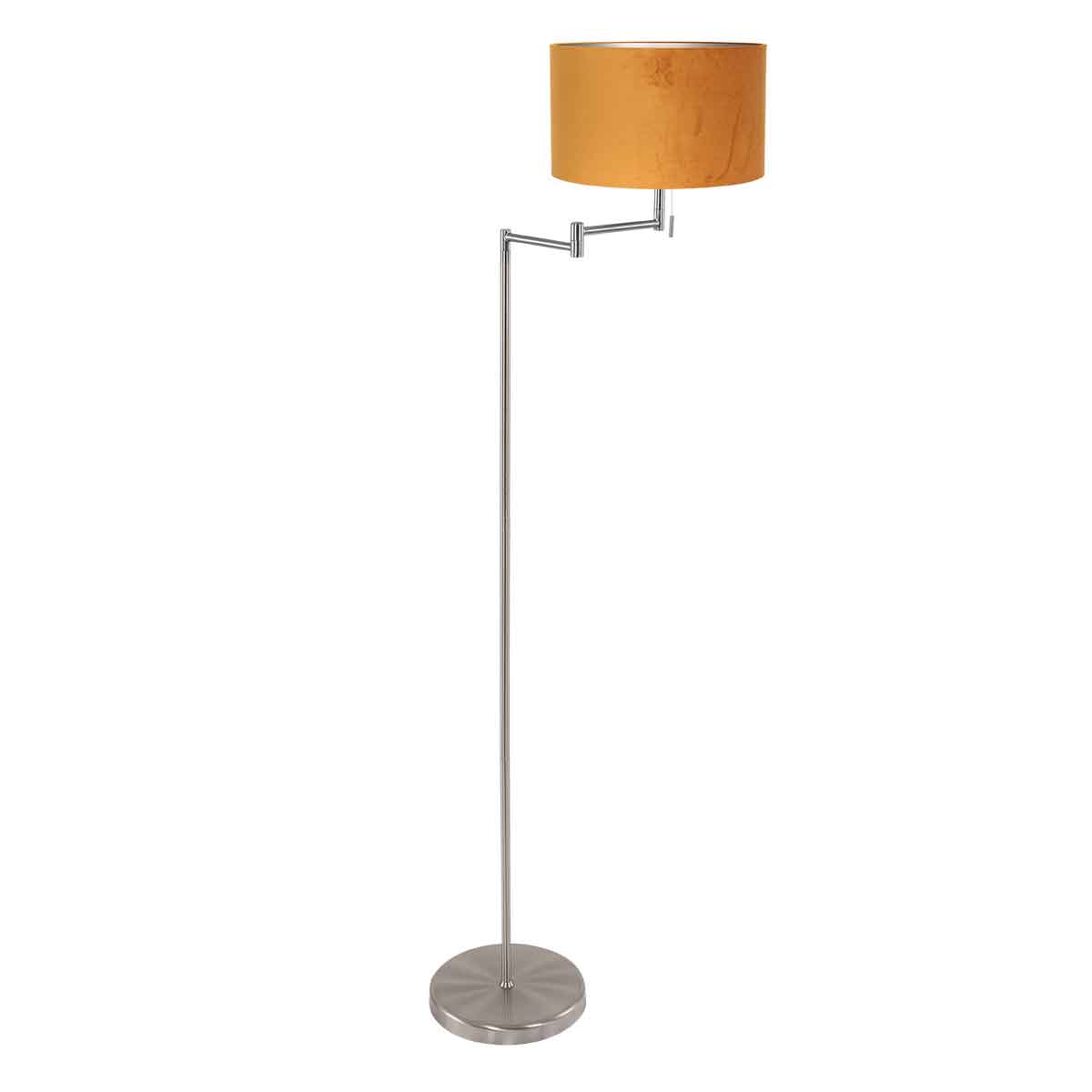 stalen-vloerlamp-met-oranje-lampenkap-mexlite-bella-main-image