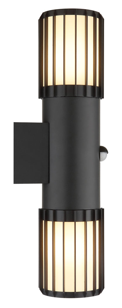Modern antracitfärgad aluminium utomhusvägglampa – bild 2
